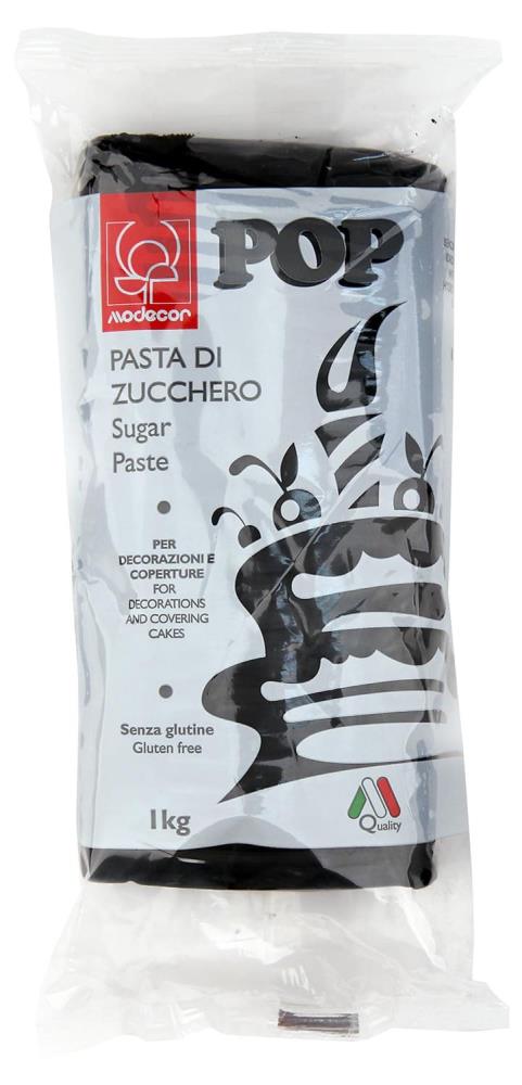 25477 MODECOR ZWARTE SUIKERPASTA IN 1KG