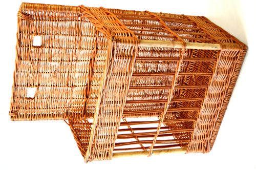 WICKER BAGUETTE HOOD 45X28X70CM