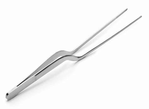 LACOR STAINLESS STEEL DRESSING PLIERS 21CM CURVED