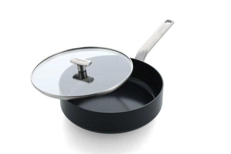 GREENPAN EVOLUTION ECO SAUTEUSE CERAMIQUE 26CM A/C VERRE