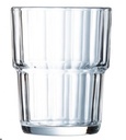 ARCOROC VERRE NORVEGE 20CL GOBELET EMPILABLE "TREMPÉ"