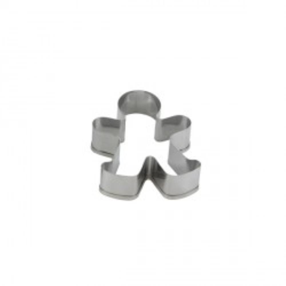 STAINLESS STEEL COOKIE CUTTER, SNOWMAN 60MM
