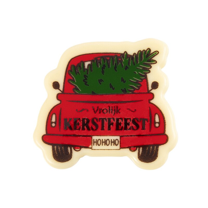 2015455 VOITURE VROLIJK KERSTFEEST 4,8X4,4CM 75PCS ***S/CDE***