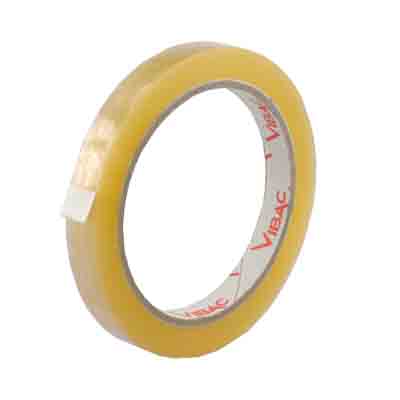 PAPIER COLLANT ROULEAU BANDE ADHESIVE Ø66 12MM  12 ROULEAUX