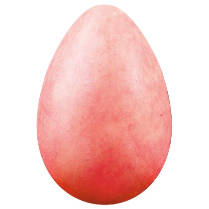 060972 PCB CB GEBAGGERDE ROZE EIEREN 3,4X2,3 CM 63 STUKS ***S/CD***