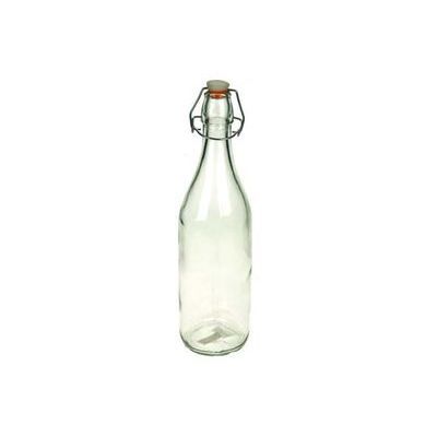 BOUTEILLE LAIT 32 CM VERRE  1L