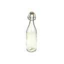BOUTEILLE LAIT 32 CM VERRE  1L