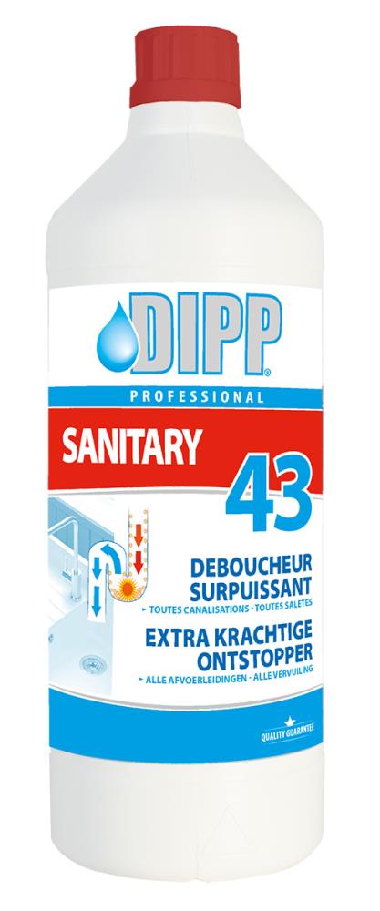 DIPP 43 POWERFUL DRAIN UNBLOCKER 1L
