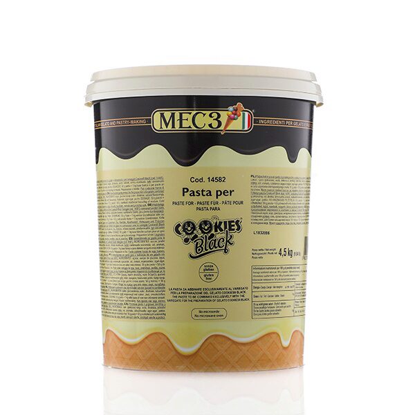 MEC3 14582 IJSPASTA ZWARTE COOKIES 4,5KG
