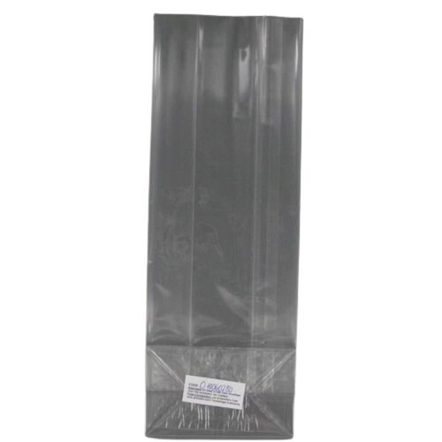 SACHET CELLO NEUTRE FONDS CARRES 100+60X280MM 100 PCES