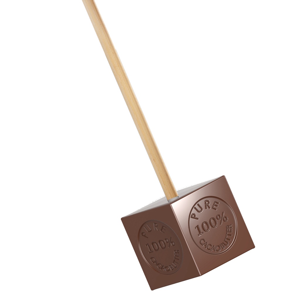 *FDS*MOULE À CHOCOLAT SUCETTE CUBE  CW1686 1X5 -- 20.5GR
