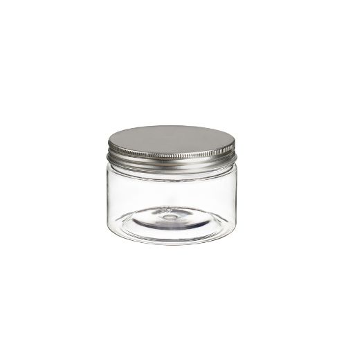 TORNILLO DOORZICHTIG POT 230ML + ALU DEKSEL DIAM 85MM H55MM=STUK