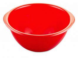 ROOD POLYPROPYLEEN BESLAGKOM 23CM - 2.5L