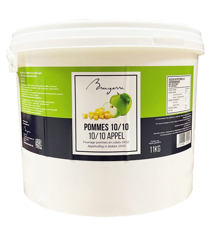 BRUYERRE TRADITIONAL DICED APPLES 10/10 11KG