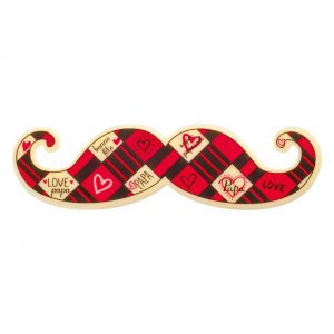 074153 PCB GRANDES MOUSTACHES CB BONNE FÊTE PAPA 12,5X3,5 CM 40PCES ***S/CD***