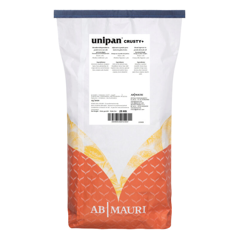 AB MAURI UNIPAN CRUSTY+ - KROKANTE BROODSOORTEN 25 KG = ZAK
