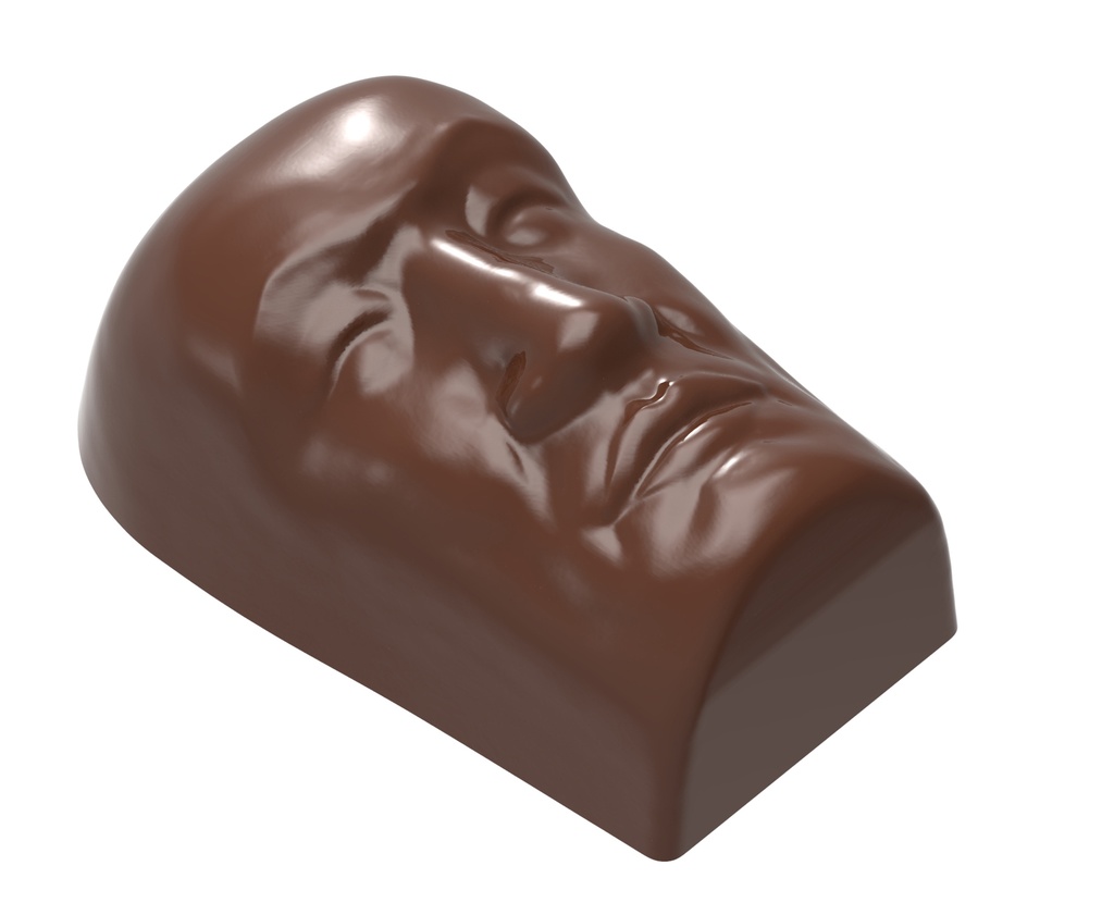 *FDS*MOULE À CHOCOLAT MASQUE RYAN STEVENSON CW1659 13.5X27.5CM 4X6 10GR