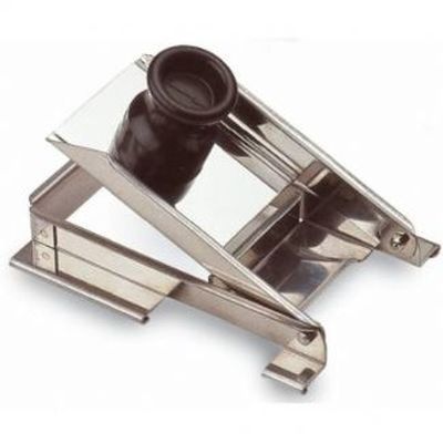 BRON STAINLESS STEEL TROLLEY PROTECTOR FOR MANDOLIN BLACK PLASTIC HANDLE