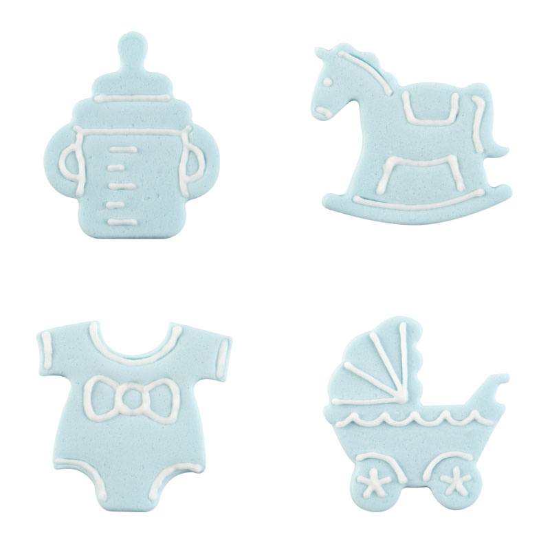 26090 GEBOORTE DECORATIE JONGEN 40 STUKKEN ***S/CD***