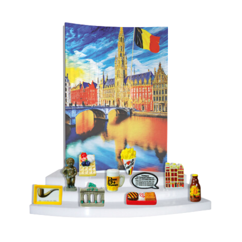 PORSELEINEN BONENKIST "WEEKEND IN BRUSSEL" ***NIEUW 2025***