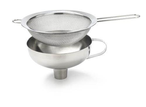 ISI ENTONNOIR INOX AVEC TAMIS POUR SIPHON N.2714