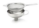 ISI STAINLESS STEEL FUNNEL WITH STRAINER FOR SIPHON N.2714