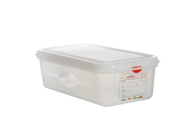 GASTRONOX CAN 1/3-100MM 4.0L LID AND CLIPS
