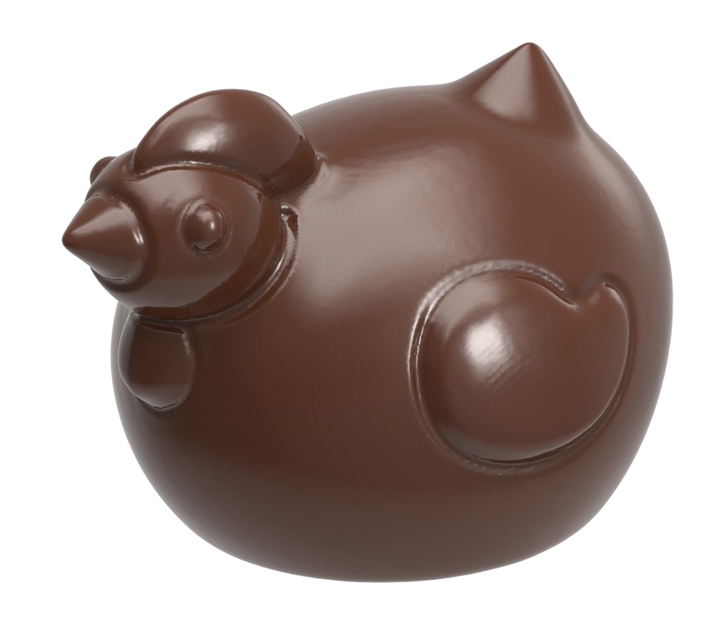CHICKEN CHOCOLATE MOLD CW1656 3X6 -- 7GR