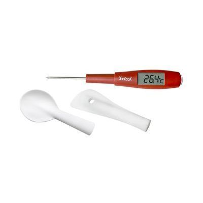 YOOCOOK SILICONEN SPATEL/THERMOMETER-50+300° INDUCTIE COMPATIBEL