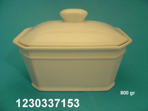 C&T TERRINE PATE 20X14X8.5 MET DEKSEL -1.0L