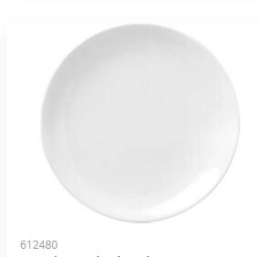 GURAL ENT WIT PLAT PORSELEINEN BORD 27CM - 612480