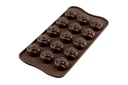 +MOULE A PRALINE EN SILICONE BRUN ROSE SCG13