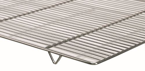 GRILLE INOX 60X40CM-28 FILS -3 TRAVERSES A/PIEDS