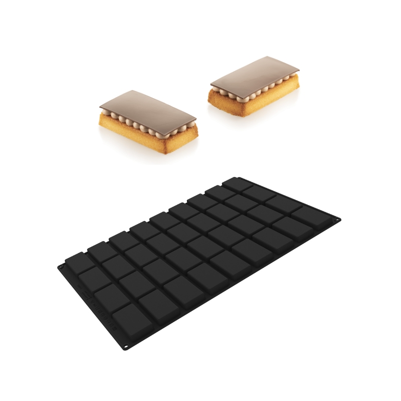 SILIKOMART MOULE PROFESSIONNAL NOIR SQ095 RECTANGLE 87X48CM H1,5CM