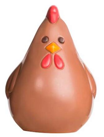CHOCOLATE MOLD CHICKEN "GERTRUD" 100 MM HB8088100X73X75MM 1X2