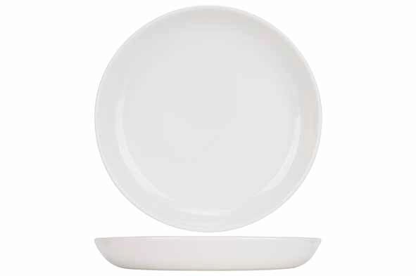C&T TITANIUM WIT DINERBORD 23 CM RECHTE RAND - 1221123