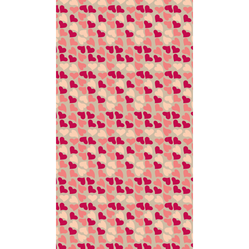 2046147 FEUILLE TRANSFERT CŒURS ROSES30X40CM 30 PCES***S/CD***