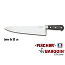 FISCHER SABATIER 64 KITCHEN 25CM STAINLESS STEEL MITRE 3 RIVETS 241-25
