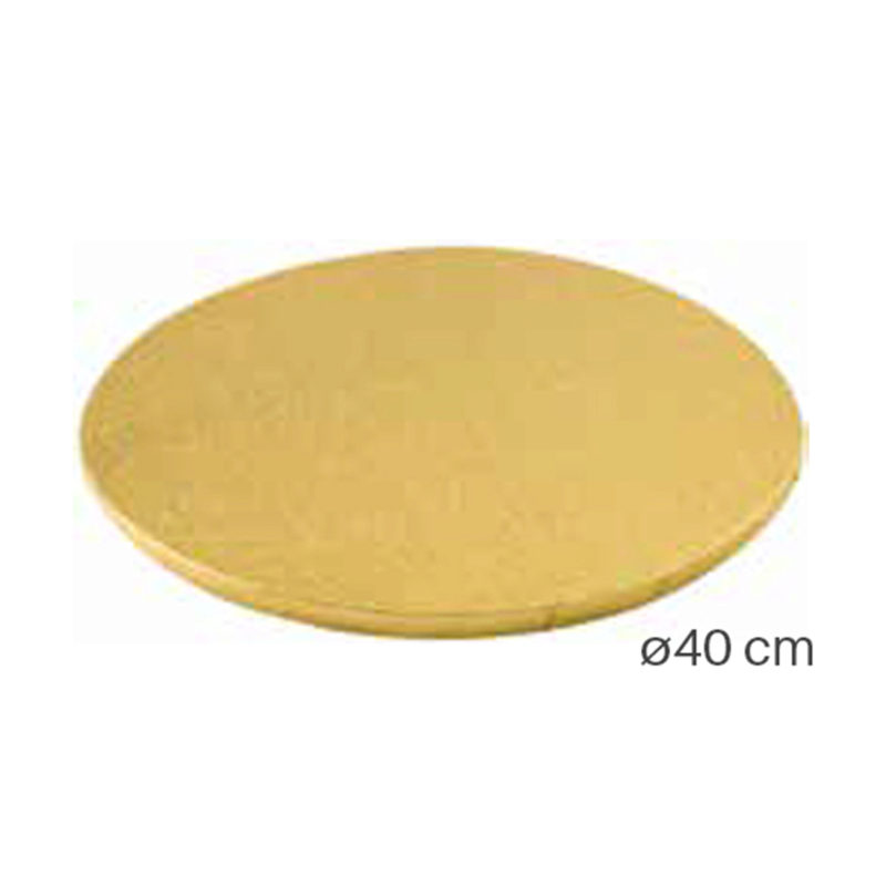 1030406 ROUND TRAY Ø 40CM GOLD ***S/CD*** FOST+ INCLUDED