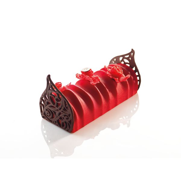060233 PCB WAVY LOG MOLDS 54X8 CM D. 6.5 CM 10PCS ***s/cd***
