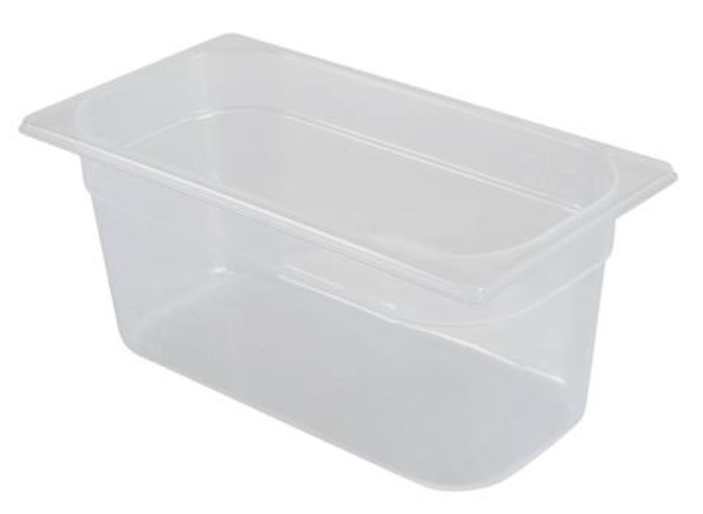 POLYPROPYLEEN GN BAK 1/3 H10CM IML HACCP GESCHAALD=STUK