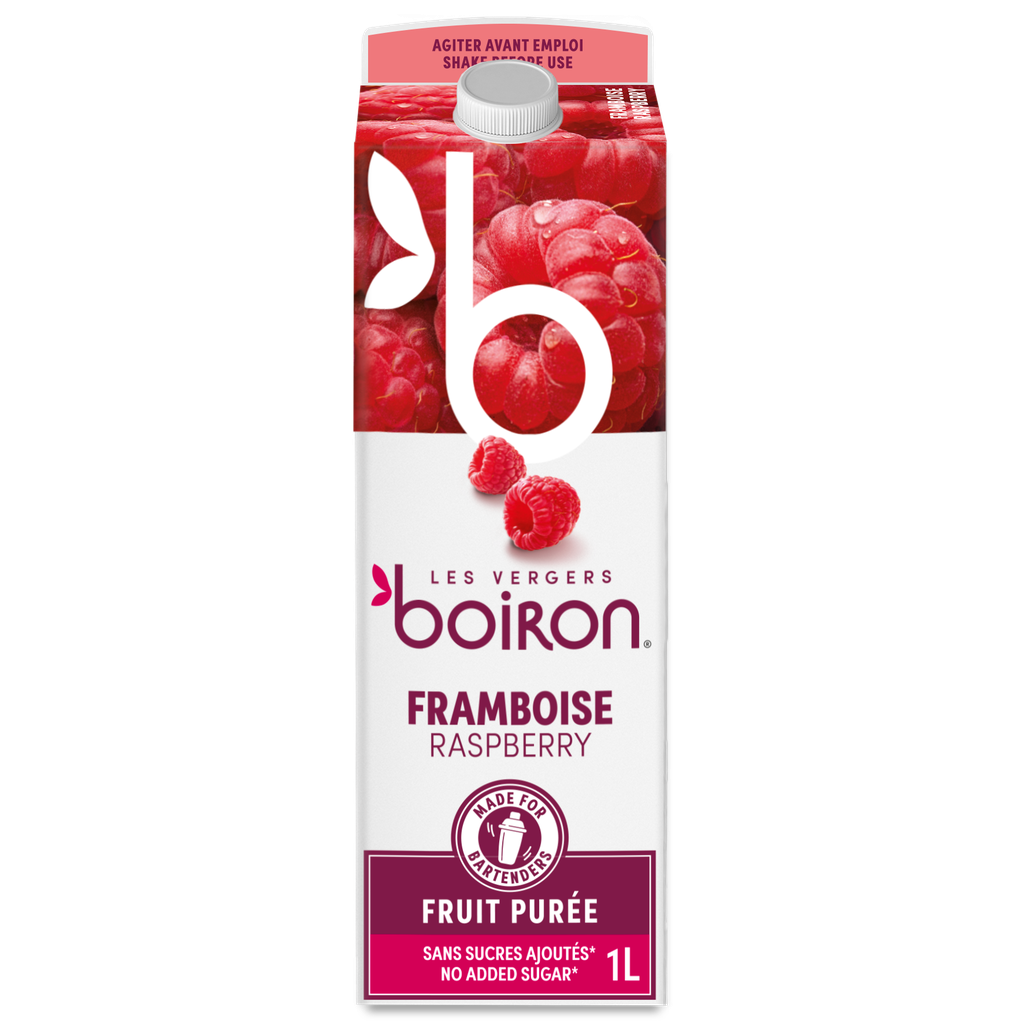 BOIRON PUREE FRAMBOISE PASTEURISEE 100% 1L