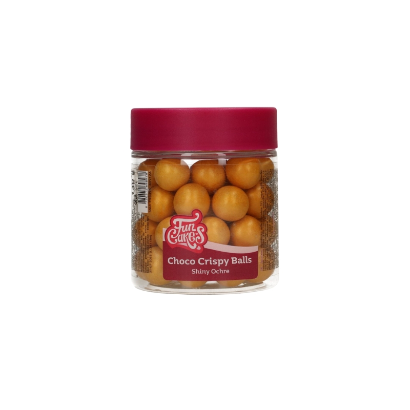 FUNCAKES KROKANDE CHOCOLADEBOLLETJES GLANZEND GOUD 130GR