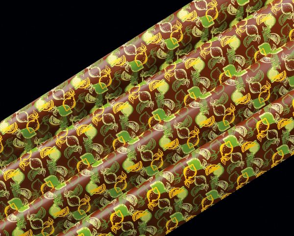061187 PCB FEUILLES IMPRIMÉES MOJITO 40X25 CM 17PCES ***S/CD***