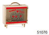 BOITE METAL TIRELIRE "UN MEGA MERCI" 18X7.5XHT17CM FOST+ INBEGREPEN