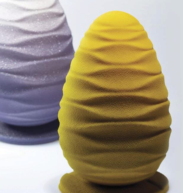 PAVONI THERMOFORMED EGG MOLDS "BEAUTY" KIT 2 PIECES Ø 130 X H 205 MM