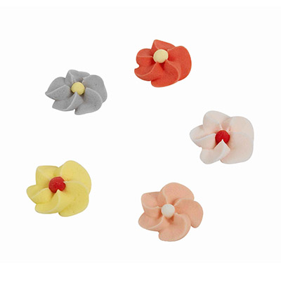 1051007 FLEURS EN SUCRE 2CM 450PCES ***S/CDE***