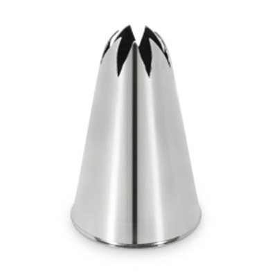 INOX STER MONDSTUK DIAM 12MM GESLOTEN STIJL