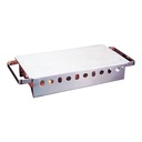 RVS WARMER MET 2 KAARSEN