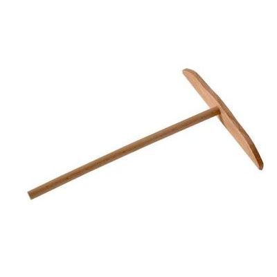 HOUTEN PANNENKOEK BESLAGHARK 25CM